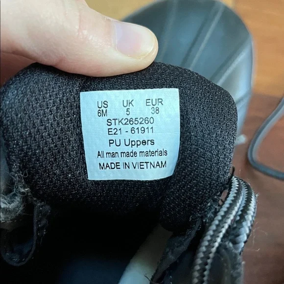 Sperry Bowline Storm Boot Black gray Unisex EU 38 US 6M - Picture 10 of 11